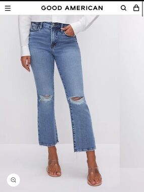 Good American Denim Flare Jeans